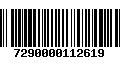 Código de Barras 7290000112619