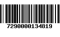 Código de Barras 7290000134819