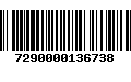 Código de Barras 7290000136738