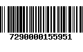 Código de Barras 7290000155951