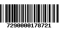 Código de Barras 7290000178721