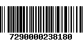 Código de Barras 7290000238180