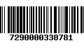 Código de Barras 7290000338781