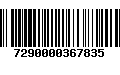 Código de Barras 7290000367835