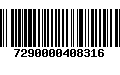 Código de Barras 7290000408316