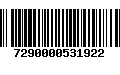 Código de Barras 7290000531922