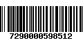 Código de Barras 7290000598512