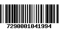 Código de Barras 7290001041994