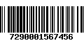 Código de Barras 7290001567456