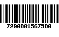 Código de Barras 7290001567500