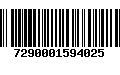 Código de Barras 7290001594025