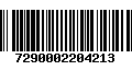 Código de Barras 7290002204213