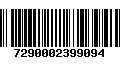 Código de Barras 7290002399094