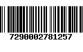 Código de Barras 7290002781257