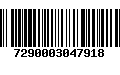 Código de Barras 7290003047918