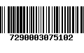 Código de Barras 7290003075102