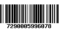 Código de Barras 7290005996078