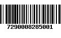 Código de Barras 7290008285001