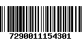 Código de Barras 7290011154301