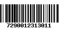 Código de Barras 7290012313011