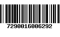 Código de Barras 7290016006292