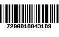 Código de Barras 7290018043189