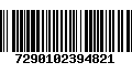 Código de Barras 7290102394821