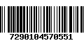 Código de Barras 7290104570551