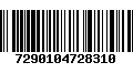 Código de Barras 7290104728310