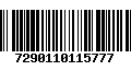 Código de Barras 7290110115777