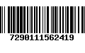 Código de Barras 7290111562419