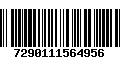 Código de Barras 7290111564956