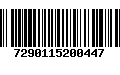 Código de Barras 7290115200447