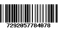 Código de Barras 7292057784078