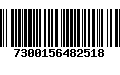 Código de Barras 7300156482518