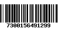 Código de Barras 7300156491299