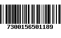 Código de Barras 7300156501189