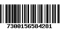 Código de Barras 7300156584281