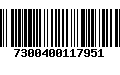 Código de Barras 7300400117951