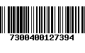 Código de Barras 7300400127394