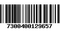 Código de Barras 7300400129657