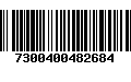 Código de Barras 7300400482684