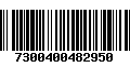 Código de Barras 7300400482950