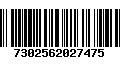 Código de Barras 7302562027475
