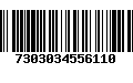 Código de Barras 7303034556110