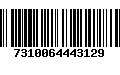 Código de Barras 7310064443129