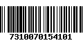 Código de Barras 7310070154101