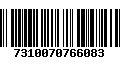 Código de Barras 7310070766083