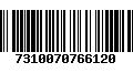 Código de Barras 7310070766120