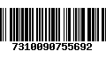 Código de Barras 7310090755692